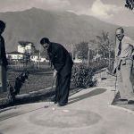 Ascona minigolfirada avamisel 1954. aastal.